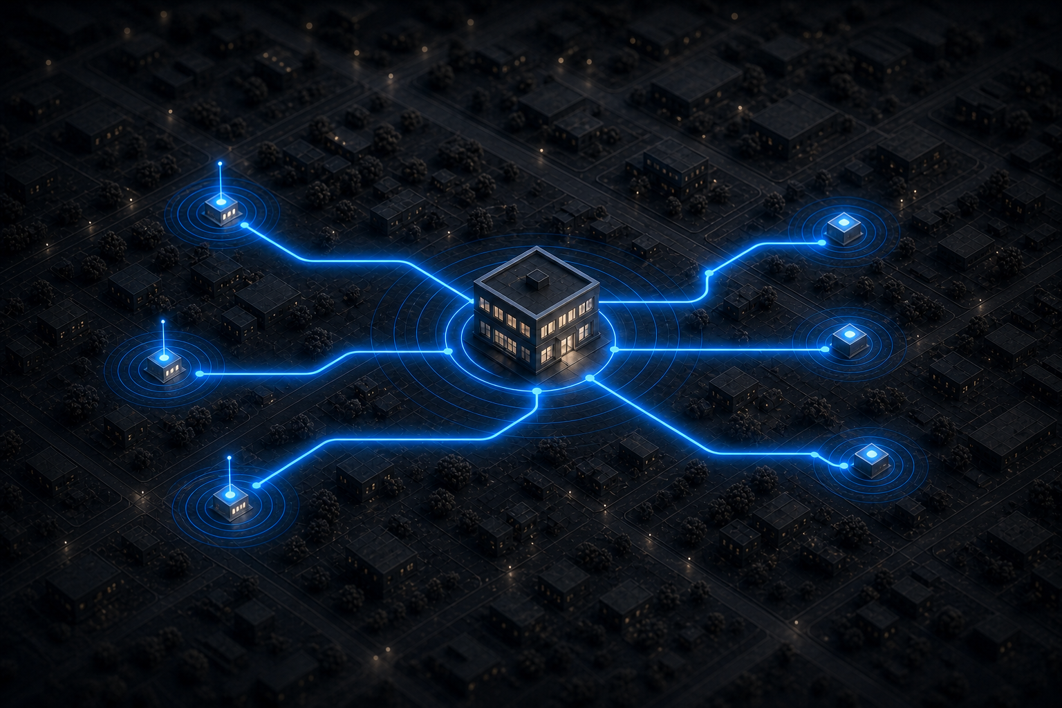 Multiple local inquiry paths connecting to a business and measurable outcomes